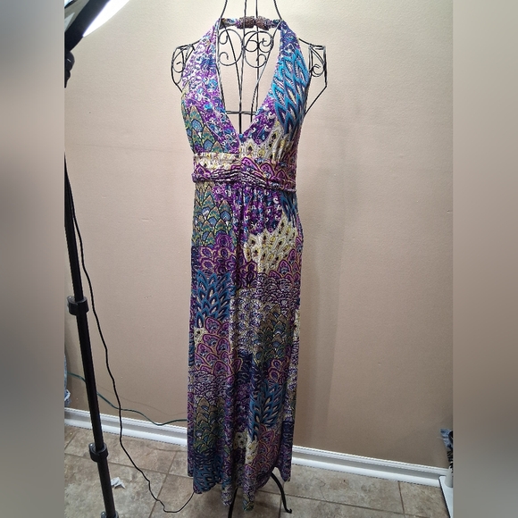 NWT  Dress Colorful Patterned Scarf - Picture 3 of 10